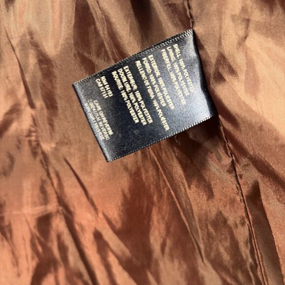 TOMMY HILFIGER Women’s Black long puffer coat jacket Size Small - Picture 10 of 14